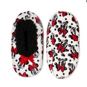 Minnie Mouse Girls Fuzzy Babba Slipper Sock 1 Pack